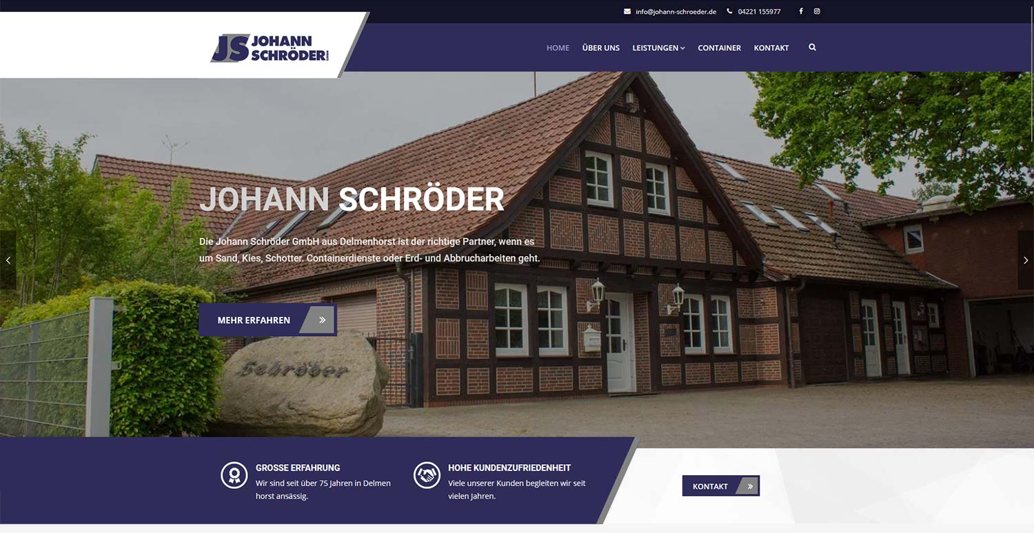 Impressum Johann Schröder GmbH